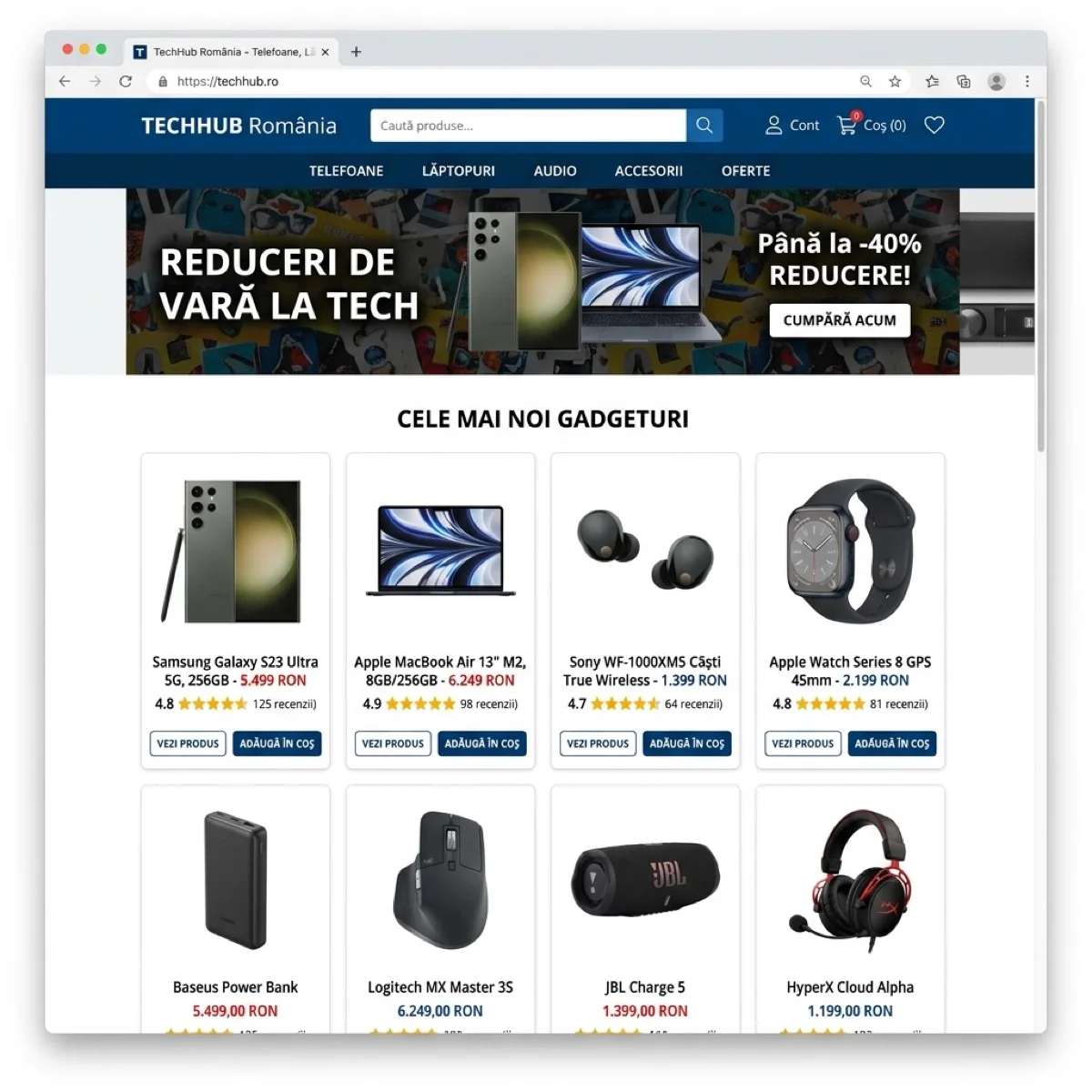 Demo Magazin Electronice